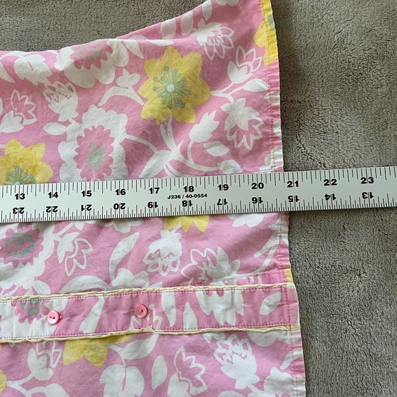 Sigrid Olsen floral spring summer cotton button up Shirt S Cottagecore Feminine - Picture 11 of 11